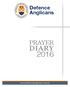 Defence Anglicans PRAYER DIARY.