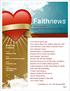Faithnews February 2015 Monthly Newsletter of First Christian Church