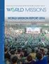 WORLD MISSION REPORT 2016