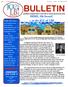 BULLETIN. - SHAVUOT - JUNE 12 AND 13 Service Schedule is on Page 11 Yizkor Service on June 13. Inside this Issue...