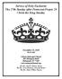 Service of Holy Eucharist The 27th Sunday after Pentecost-Proper 29 Christ the King Sunday