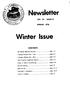 Newsletter. Winter Issue VOL III ISSUE IV WINTER 1976 CONTENTS. VAS Annual Meeting Minutes page 1-2. Trustees Minutes Nov.