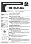 THE BEACON. Looking Ahead in Worship. Note: some service times are changed