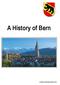 A History of Bern by Markus Reichenbach March 2015