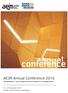 AEJM Annual Conference 2016