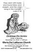 Christmas Eve Service Order of Worship December 24, :00 pm