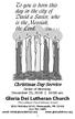 Christmas Day Service Order of Worship December 25, :00 am