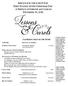 SERVICE FOR THE LORD S DAY FIRST SUNDAY AFTER CHRISTMAS DAY A SERVICE OF LESSONS AND CAROLS DECEMBER 30, 2018