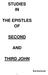 STUDIES IN THE EPISTLES OF SECOND AND THIRD JOHN