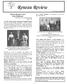 Reneau Review. Reneau Reunion News from Oklahoma! Contributed by Joe and Mary Reneau Prague, OK. Vol 3, Issue 5, Sept 2005