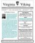 Virginia Viking. SONS OF NORWAY HAMPTON ROADS LODGE NO. 522 Volume 29 No. 4 April 2003