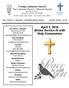 April 3, 2016 Divine Service IV with Holy Communion