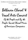 Belhaven Choral & Vocal Arts Concert Of the People and By the People: Sacred Choral Music of American Composers