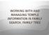 WORKING WITH AND MANAGING TEMPLE INFORMATION IN FAMILY SEARCH, FAMILY TREE