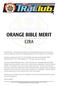 ORANGE BIBLE MERIT EZRA