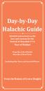 Day-by-Day Halachic Guide