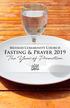 Messiah Community Church. Fasting & Prayer 2019 The Year of Promotion