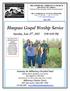 Bluegrass Gospel Worship Service