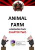 ANIMAL FARM HOMEWORK PACK CHAPTER TWO