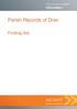 Parish Records of Drax. Finding Aid