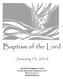 Baptism of the Lord. January 13, James Island Presbyterian Church