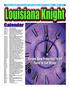 Happy New Fraternal Year! Time to Get Busy! OFFICIAL PUBLICATION OF LOUISIANA STATE COUNCIL KNIGHTS OF COLUMBUS JANUARY 2019
