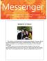Messenger MISSION SUNDAY. A PUBLICATION OF FIRST UNITED METHODIST CHURCH P O Box 444, Yazoo City, MS August 19, 2018