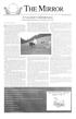 THE MIRROR. Newspaper of the International Dzogchen Community Dec 2002/Jan Issue No. 6.1 IT'S ALMOST COMFORTABLE