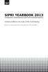 SIPRI YEARBOOK Armaments, Disarmament and International Security. Armed conflict in the wake of the Arab Spring