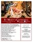 ST. MARY S CATHEDRAL. Liturgical Schedule