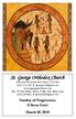 St. George Orthodox Church. Sunday of Forgiveness (Cheese Fare)