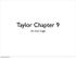 Taylor Chapter 9. An Iron Cage. Thursday, March 22, 12