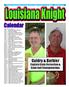 Guidry & Barbier Capture State Horseshoe & State Golf Championships OFFICIAL PUBLICATION OF LOUISIANA STATE COUNCIL KNIGHTS OF COLUMBUS OCTOBER 2015