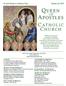 QUEEN APOSTLES C AT H O L I C C H U RC H. Second Sunday in Ordinary Time January 20, 2019