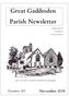 Great Gaddesden Parish Newsletter