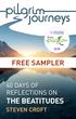 FREE SAMPLER 40 DAYS OF REFLECTIONS ON THE BEATITUDES STEVEN CROFT