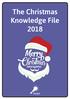 The Christmas Knowledge File 2018