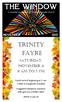THE WINDOW. A monthly publication of Trinity Episcopal Church NOVEMBER 2017 TRINITY FAYRE. SATURDAY, NOVEMBER 4 9 am To 3 pm