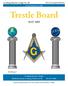 Trestle Board MAY Leesburg Masonic Lodge No. 58. Free & Accepted Masons