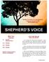 SHEPHERD S VOICE. Let s Get Going! Pastor John Butcher. Mark Your Calendar. Monthly Newsletter of Good Shepherd Lutheran Church-LCMS SEPTEMBER 2014