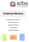 Ordained Ministry. A guide for local churches. in the discernment. and commendation. of individuals. to ordained ministry
