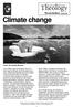 Climate change. Newsletter April From the Acting Director