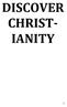 DISCOVER CHRIST- IANITY