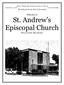St. Andrew s Episcopal Church