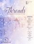 Threads THAT CONNECT US HIGHLIGHTS IN THIS ISSUE: volume 11, Issue 01 january Incubator is Welcomed. Birthday Celebrations. Many Ways to Serve