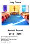 Holy Cross Annual Report
