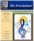The Proclaimer. April Sunday Schedule Oakland Street, Hendersonville NC / / providencecongregation.