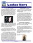 Ivanhoe News. Glory to God and on earth peace, Pastor Kris + Volume 180, Issue 3 December Ivanhoe News 1