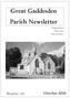 Great Gaddesden Parish Newsletter. Supported by Voluntary Contributions