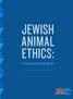 JEWISH ANIMAL ETHICS: A Community Study Guide